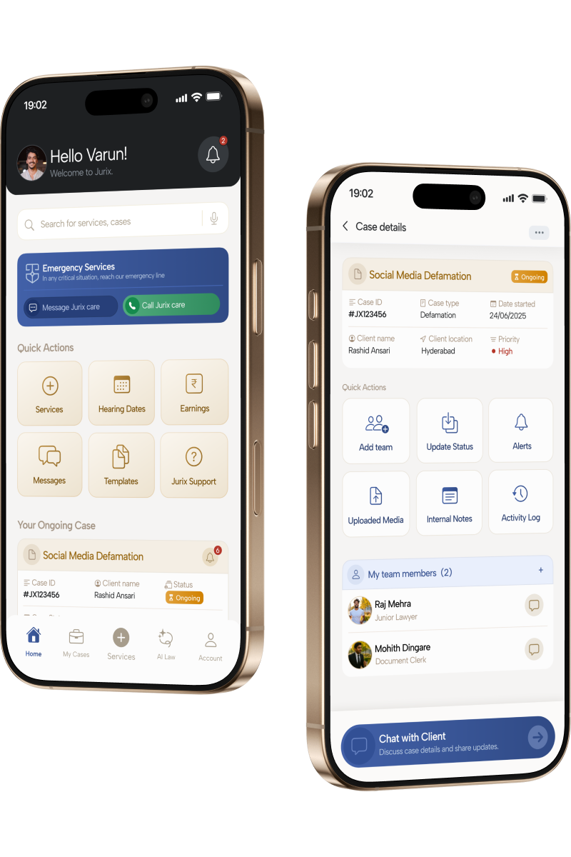 Jurix lawyer app
